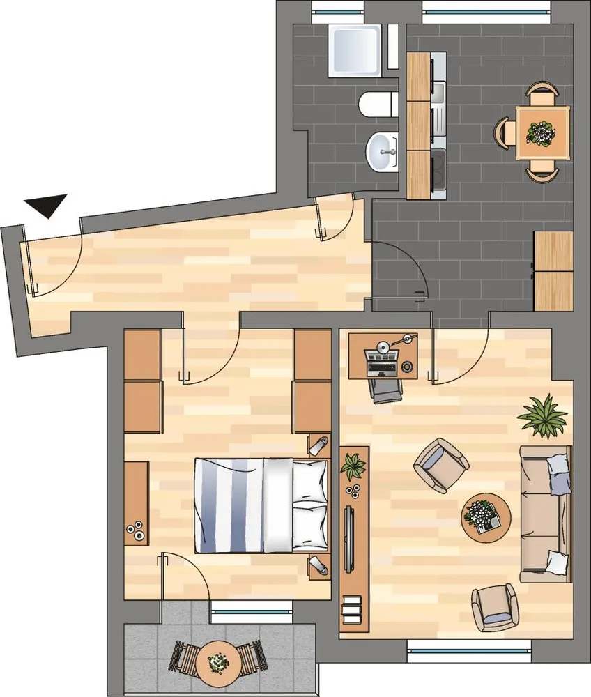 2 Zimmer Wohnung mit 50 m² in Kiel – Bild 10