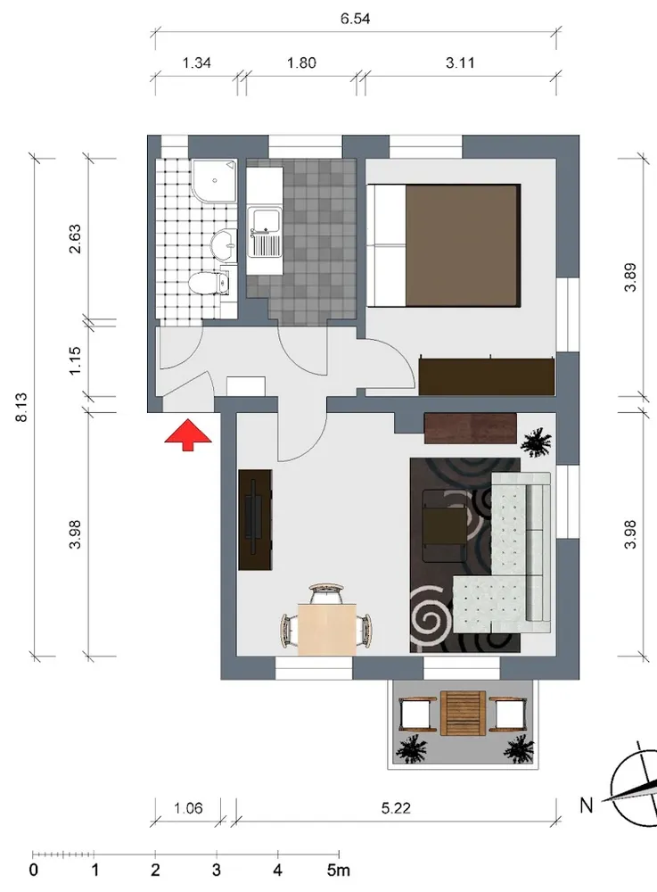 2 Zimmer Wohnung mit 47 m² in Bautzen – Bild 3