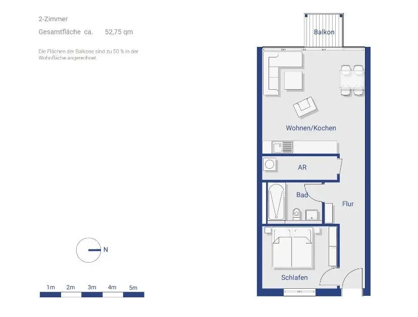 3 Zimmer Wohnung mit 65 m² in Rathenow – Bild 6
