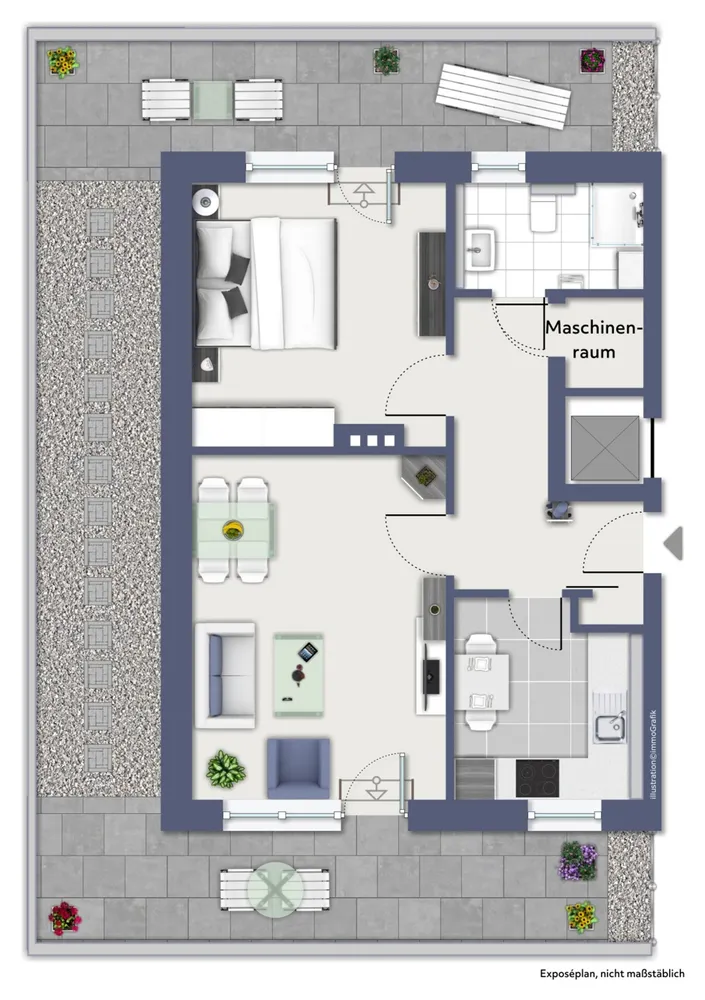 2 Zimmer Wohnung mit 67 m² in Neuwied – Bild 3