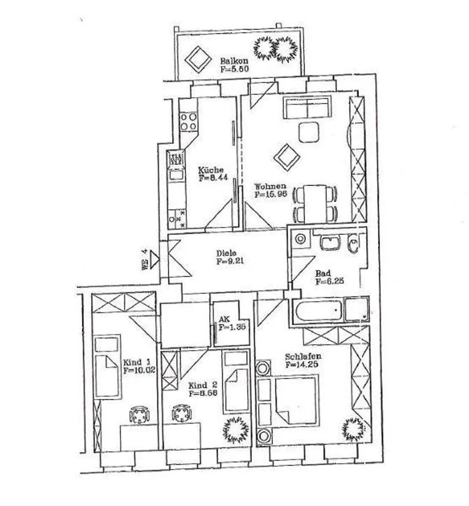 4 room apartment with 77 m² in Leipzig – Photo 6