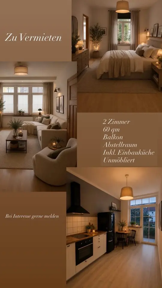 2 Zimmer Wohnung mit 60 m² in Hilden – Bild 1