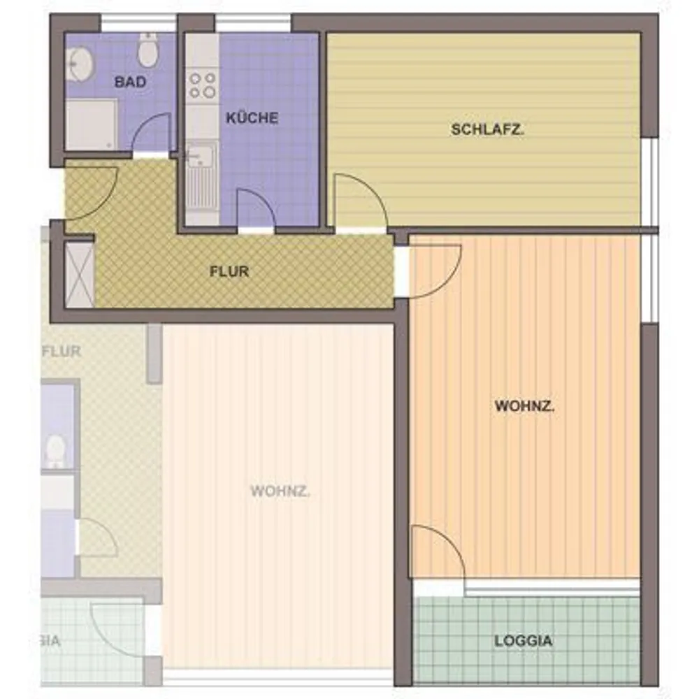 2 Zimmer Wohnung mit 60 m² in Hannover – Bild 9