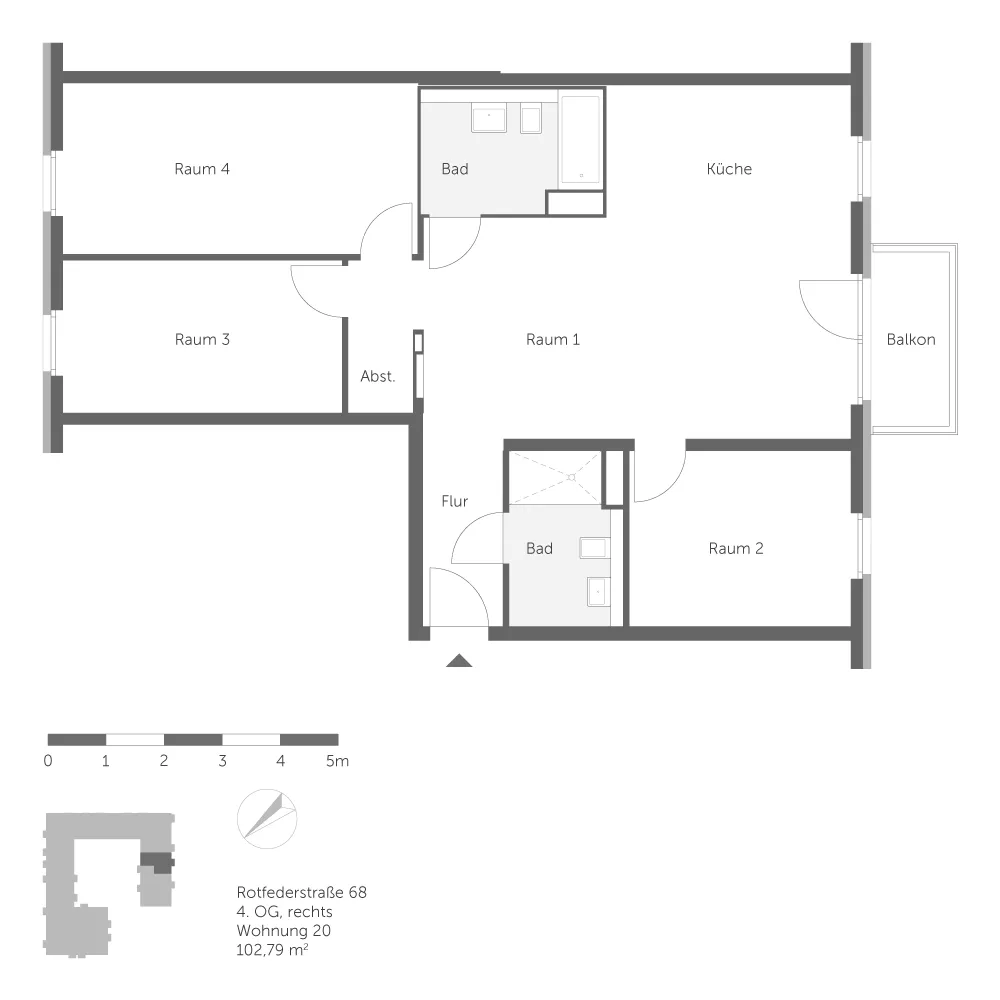 4 Zimmer Wohnung mit 103 m² in Berlin – Bild 10