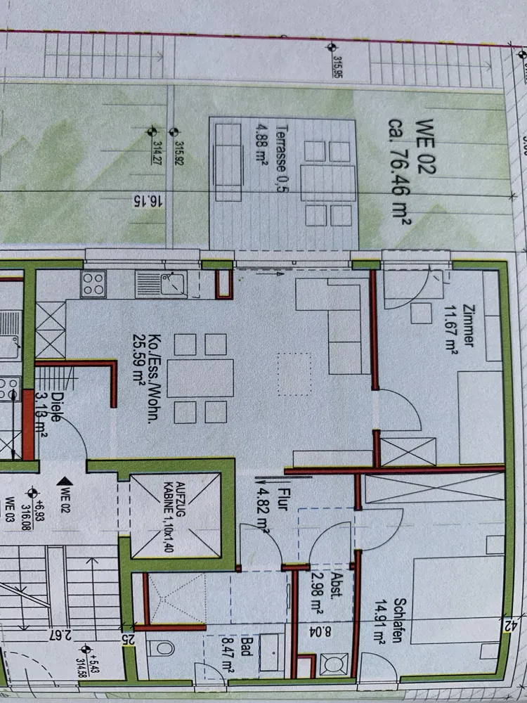3 Zimmer Wohnung mit 80 m² in Freiburg im Breisgau – Bild 3