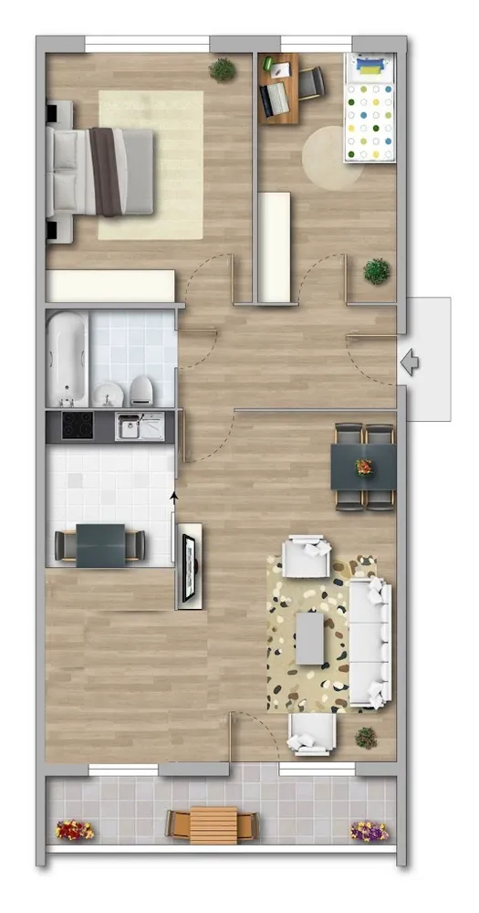 3 room apartment with 69 m² in Magdeburg – Photo 8