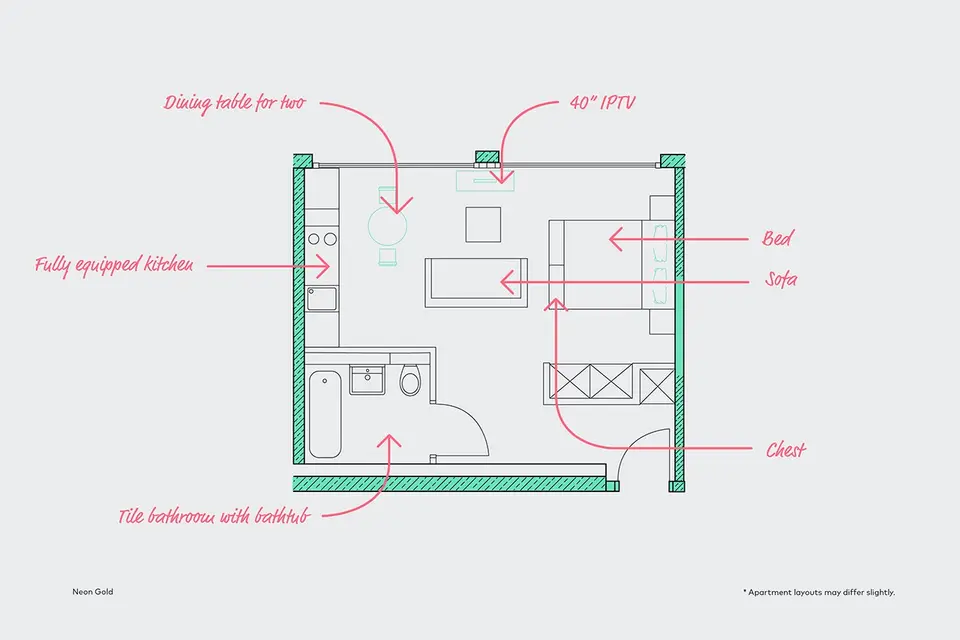 2 Zimmer Wohnung mit 31 m² in Berlin – Bild 8