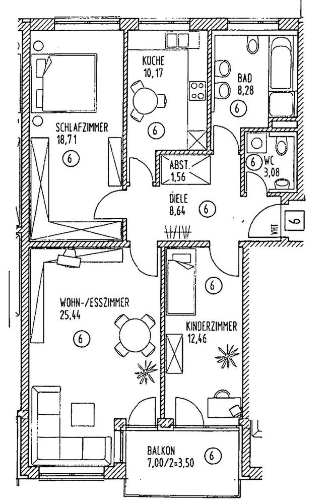 3 Zimmer Wohnung mit 92 m² in München – Bild 8