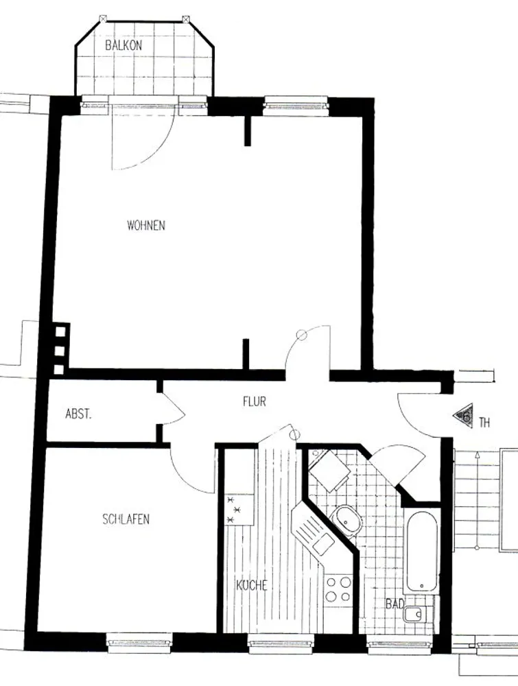 2 Zimmer Wohnung mit 67 m² in Stade – Bild 2