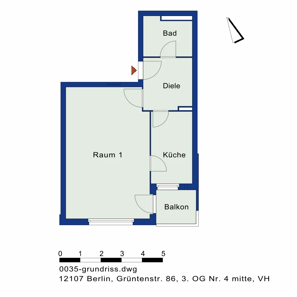 1 Zimmer Wohnung mit 43 m² in Berlin – Bild 7