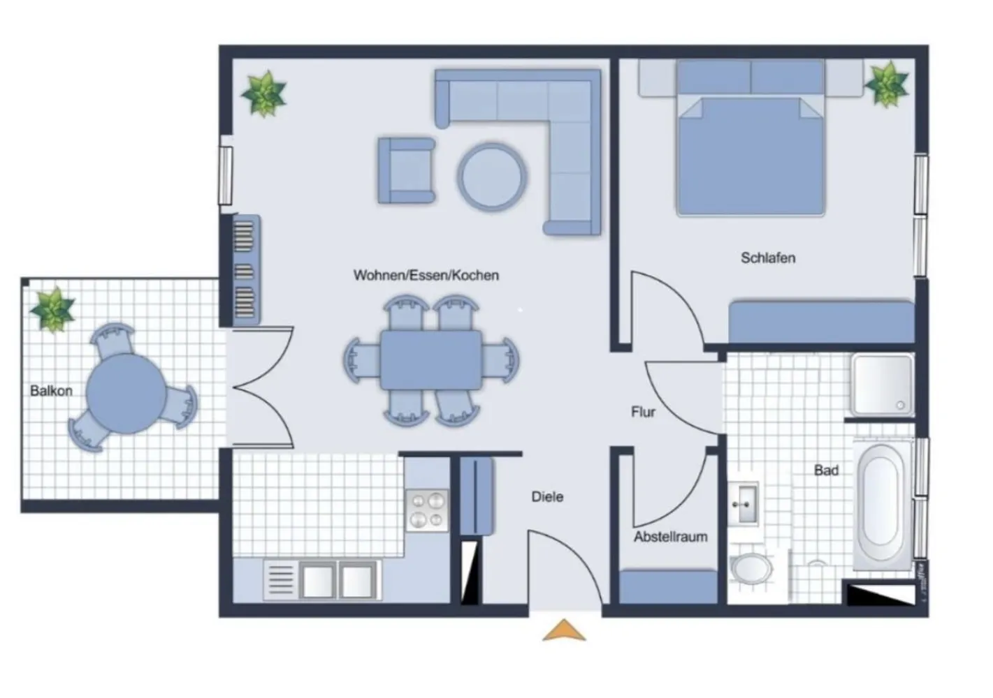 2 Zimmer Wohnung mit 70 m² in Frankfurt am Main – Bild 10