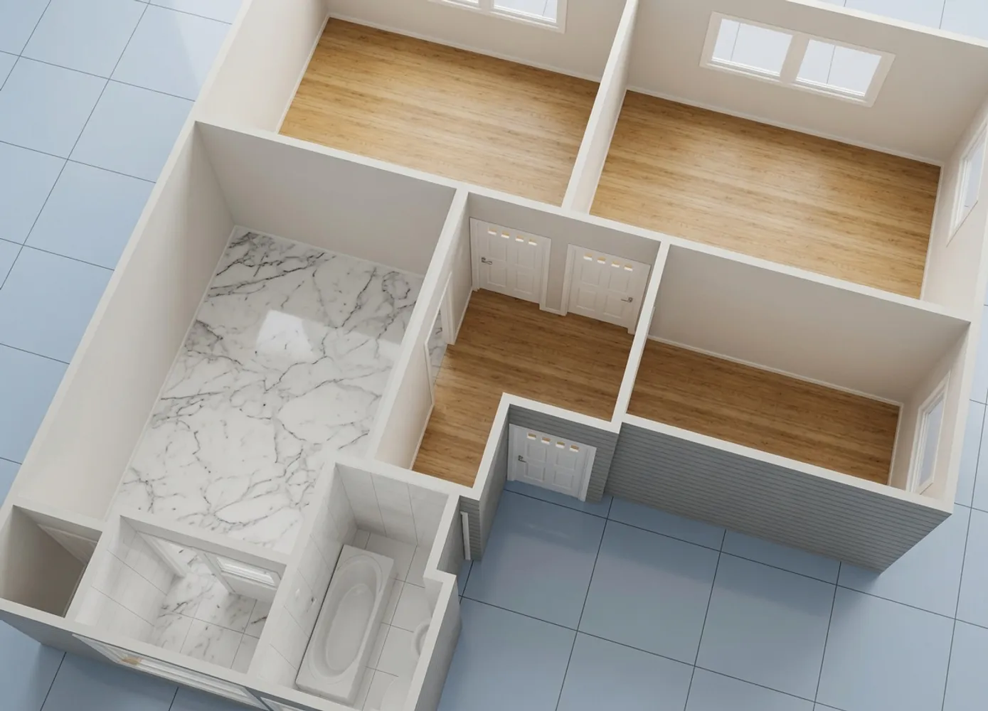 3 Zimmer Wohnung mit 72 m² in Duisburg – Bild 1