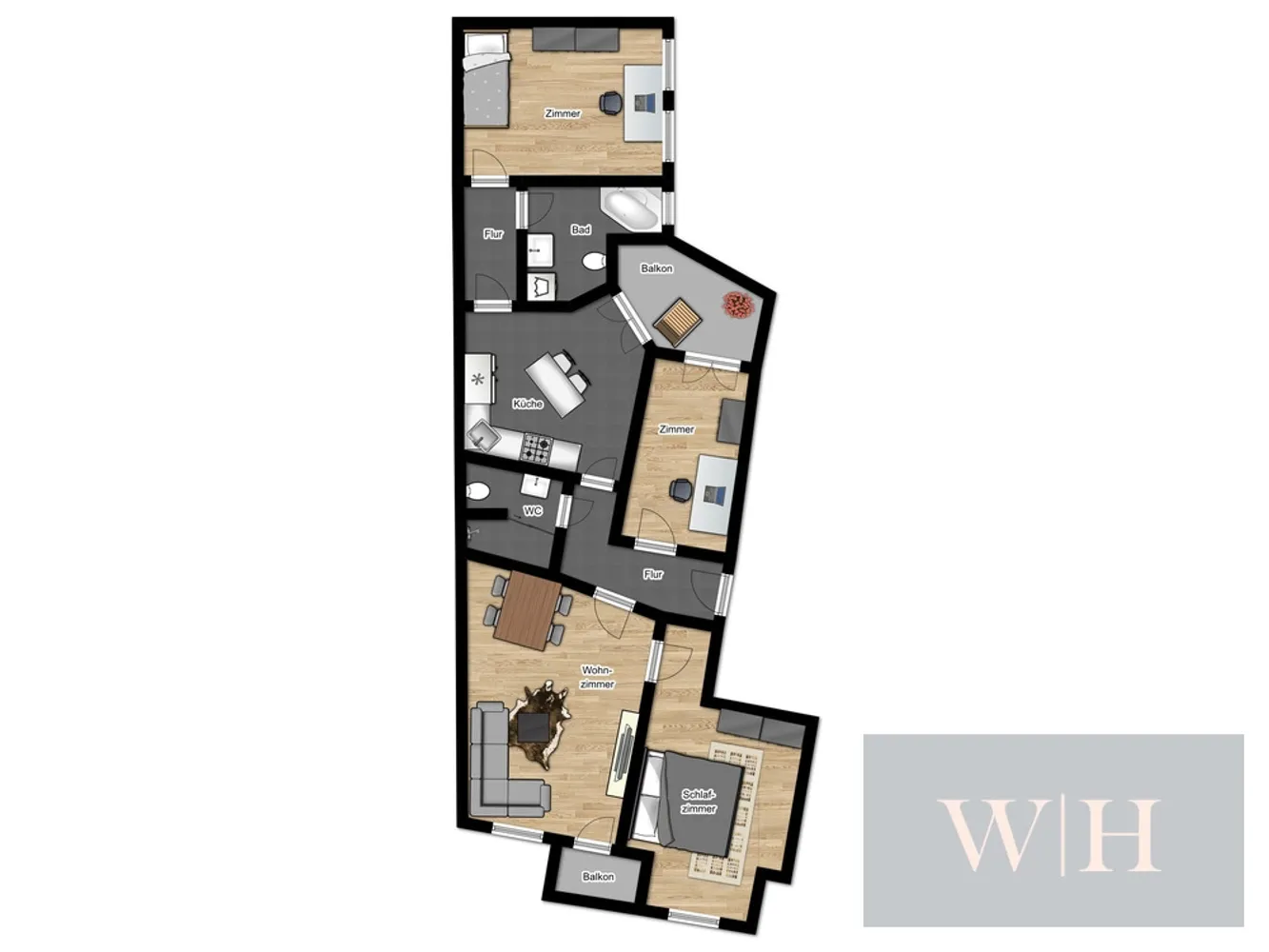 4 Zimmer Wohnung mit 99 m² in Magdeburg – Bild 2