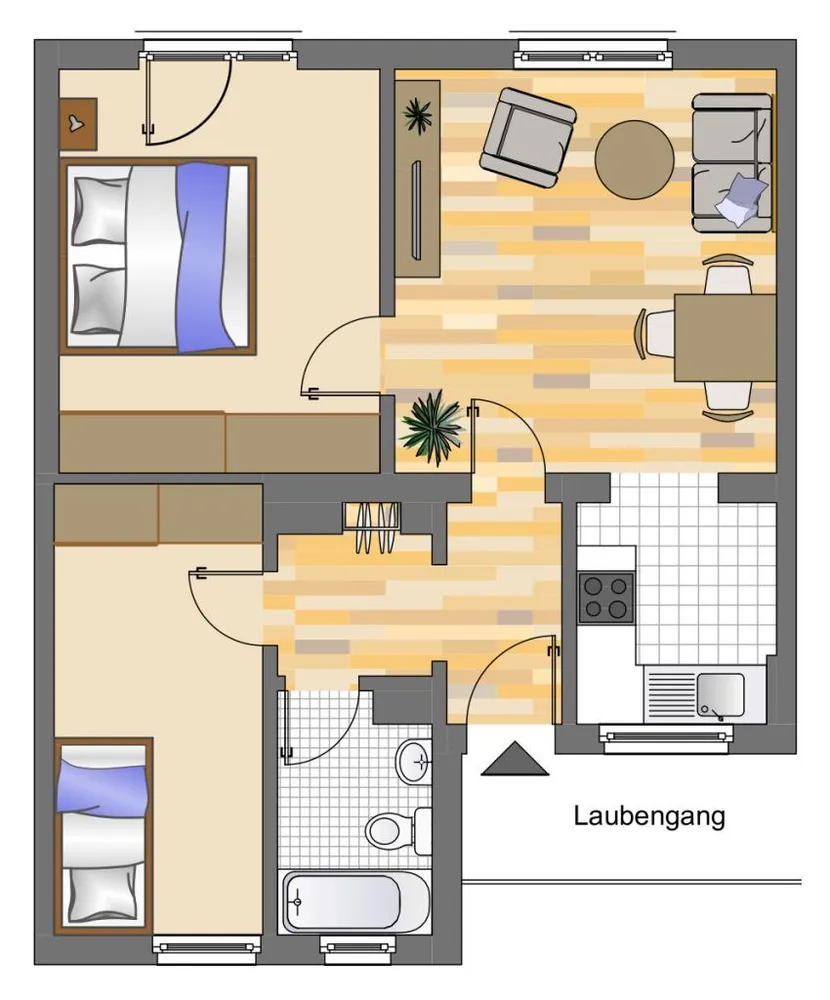 2 Zimmer Wohnung mit 52 m² in Dortmund – Bild 2
