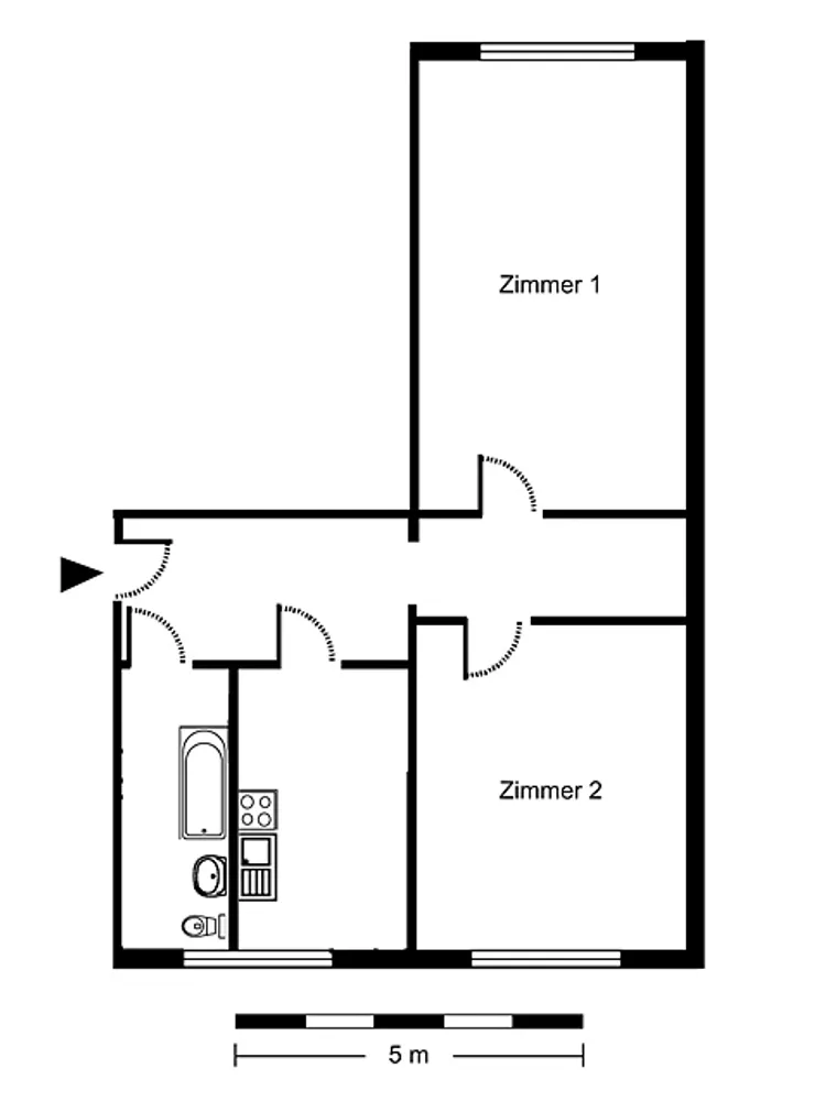 2 Zimmer Wohnung mit 55 m² in Berlin – Bild 3