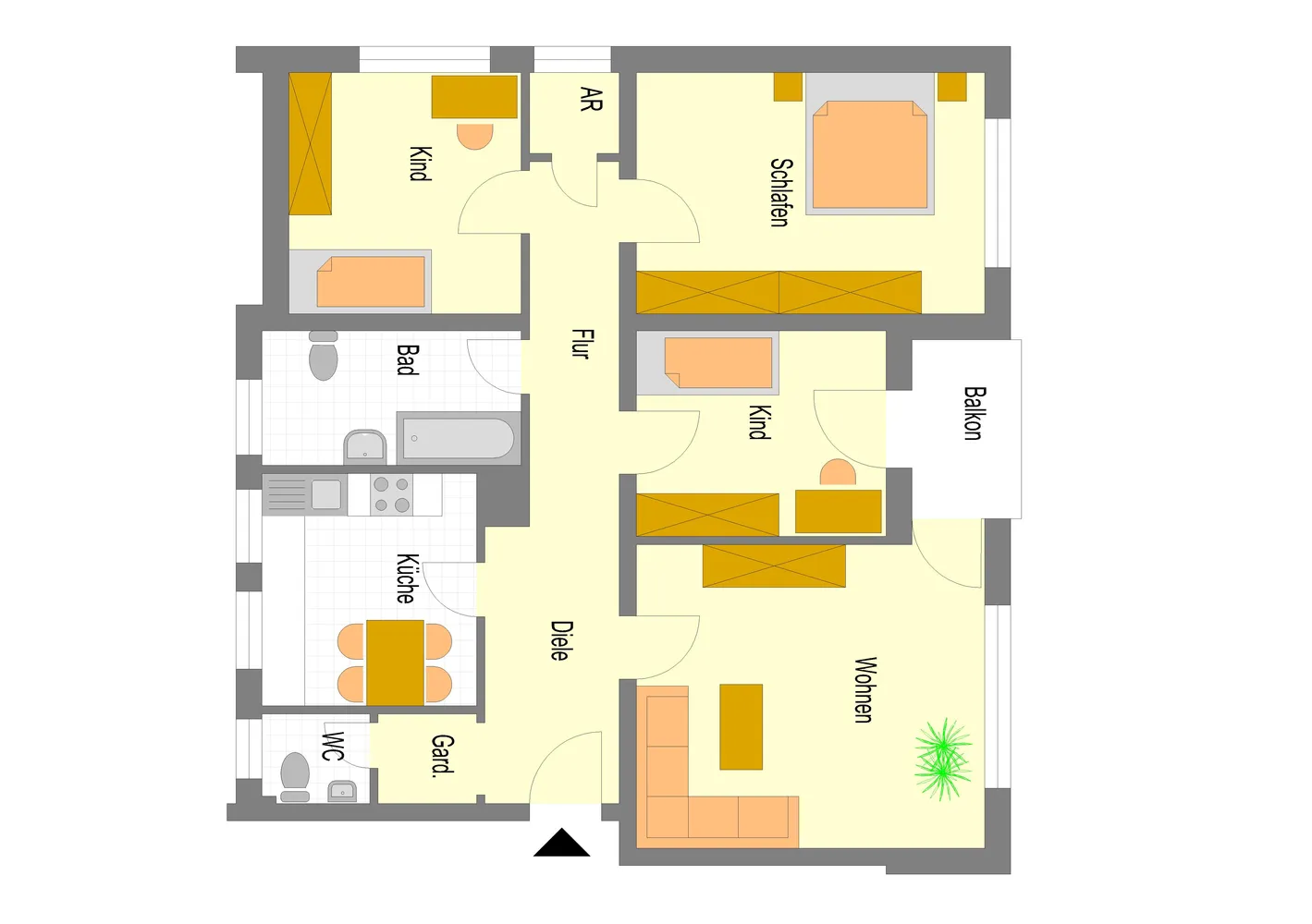 4 Zimmer Wohnung mit 96 m² in Borken – Bild 3