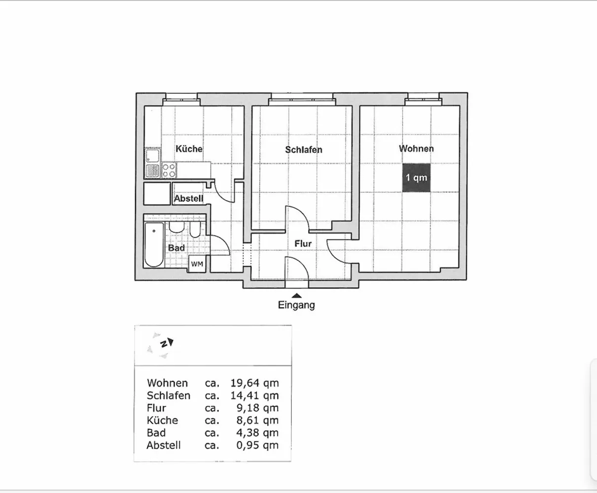 2 Zimmer Wohnung mit 57 m² in Dresden – Bild 2