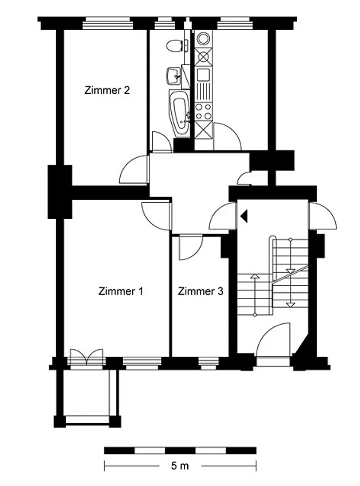 3 Zimmer Wohnung mit 62 m² in Berlin – Bild 3