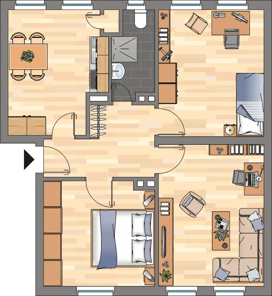 3 Zimmer Wohnung mit 59 m² in Wilhelmshaven – Bild 10