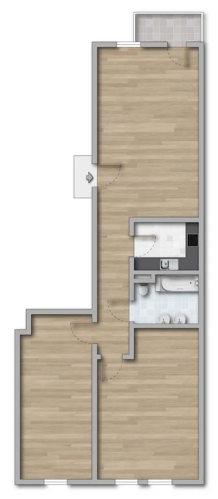 3 room apartment with 61 m² in Gotha – Photo 7