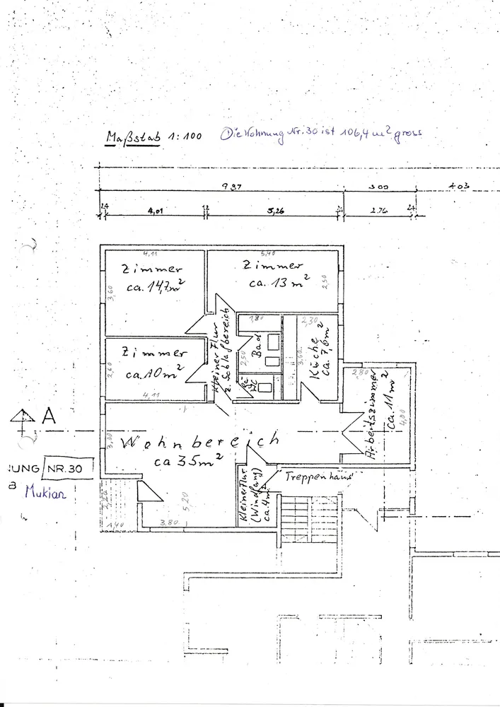 5 Zimmer Wohnung mit 106 m² in Buxtehude – Bild 2
