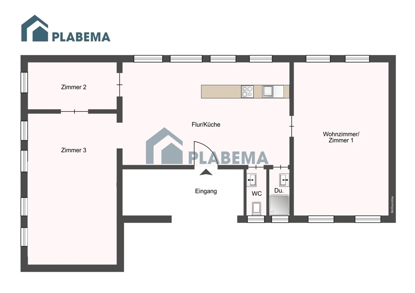 3 Zimmer Wohnung mit 80 m² in Schwerin – Bild 3