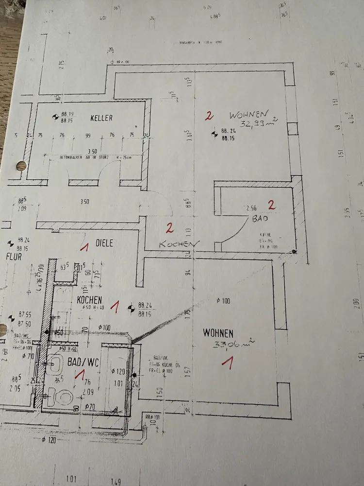 1 Zimmer Wohnung mit 33 m² in Rüsselsheim am Main – Bild 1