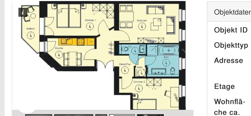 3 Zimmer Wohnung mit 71 m² in Chemnitz – Bild 5