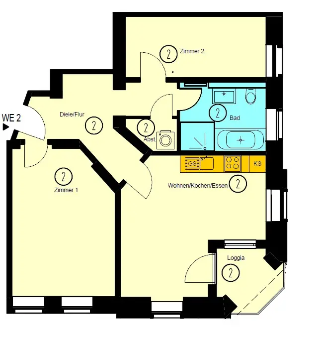 3 Zimmer Wohnung mit 71 m² in Chemnitz – Bild 5
