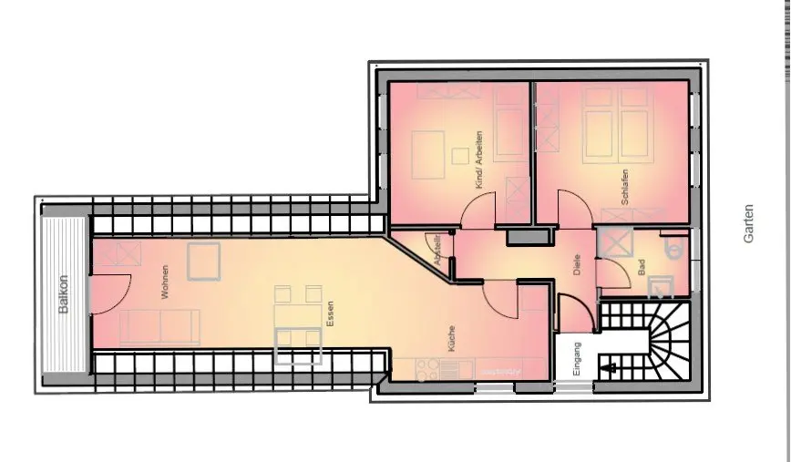 3 Zimmer Wohnung mit 62 m² in Schwabach – Bild 4