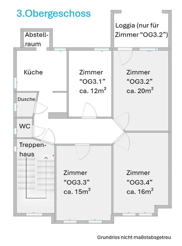 4 Zimmer Wohnung mit 12 m² in Osnabrück – Bild 4