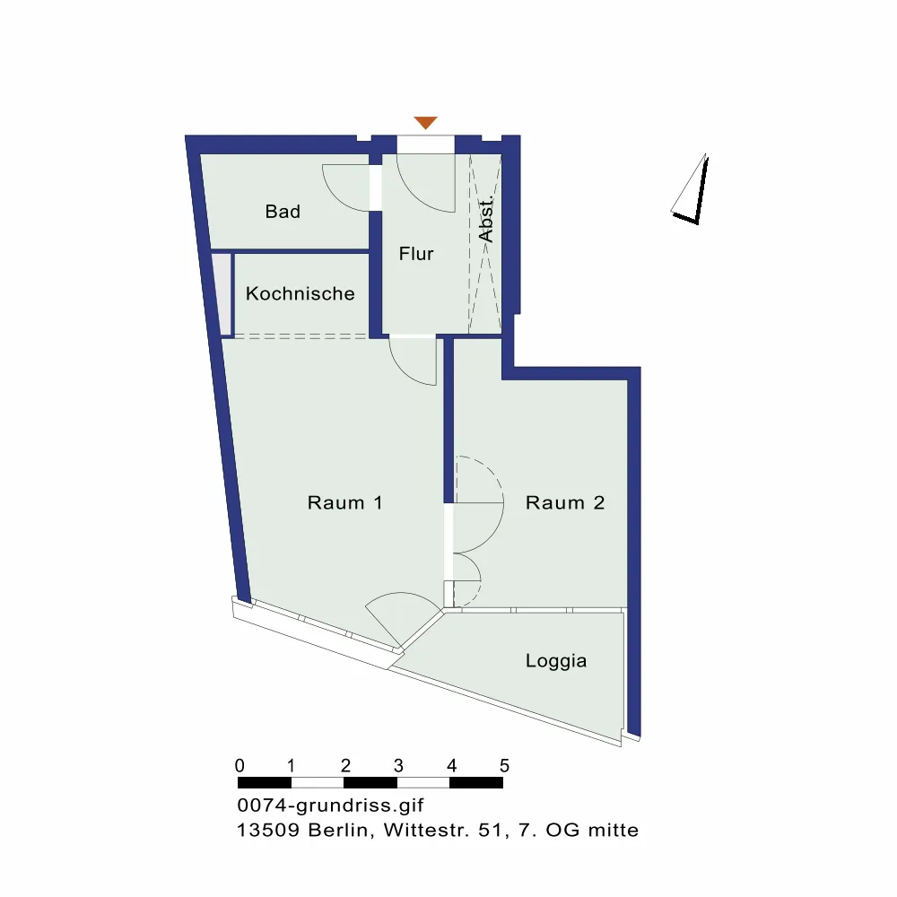 2 Zimmer Wohnung mit 48 m² in Berlin – Bild 8