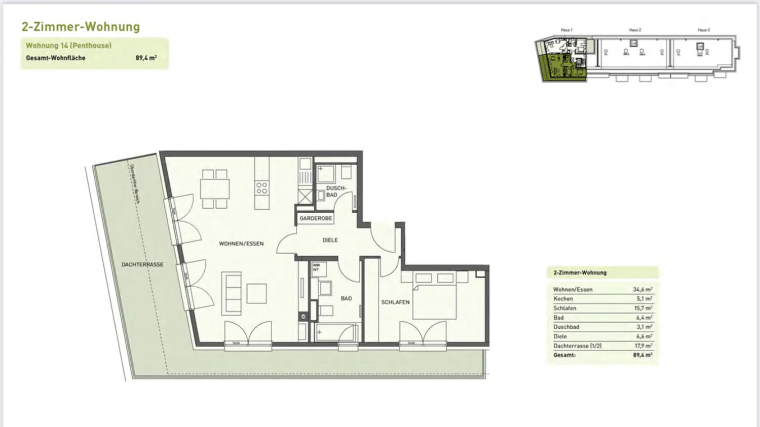 2 Zimmer Wohnung mit 90 m² in München – Bild 2