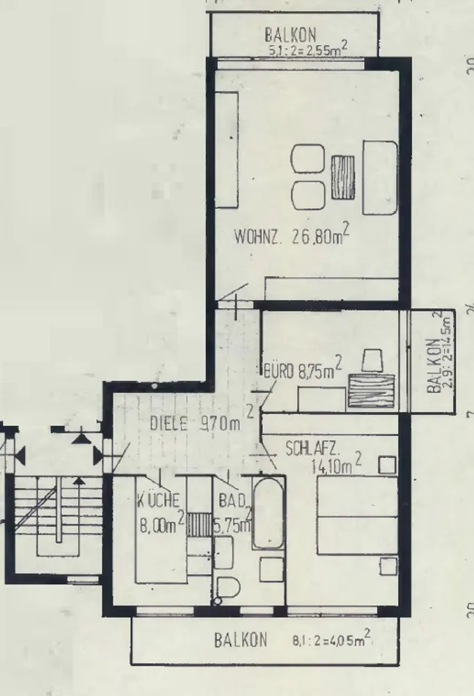 3 Zimmer Wohnung mit 77 m² in Bremen – Bild 7