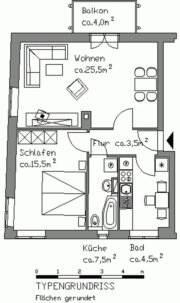 2 room apartment with 58 m² in Magdeburg – Photo 5