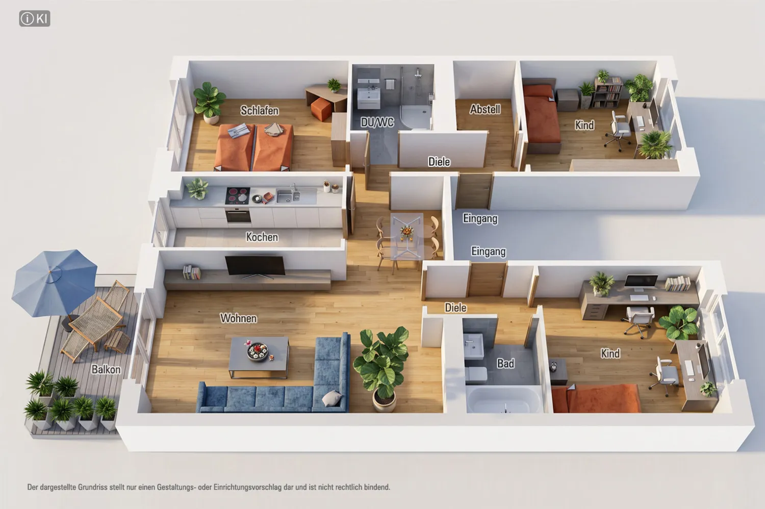 4 room apartment with 96 m² in Chemnitz – Photo 2
