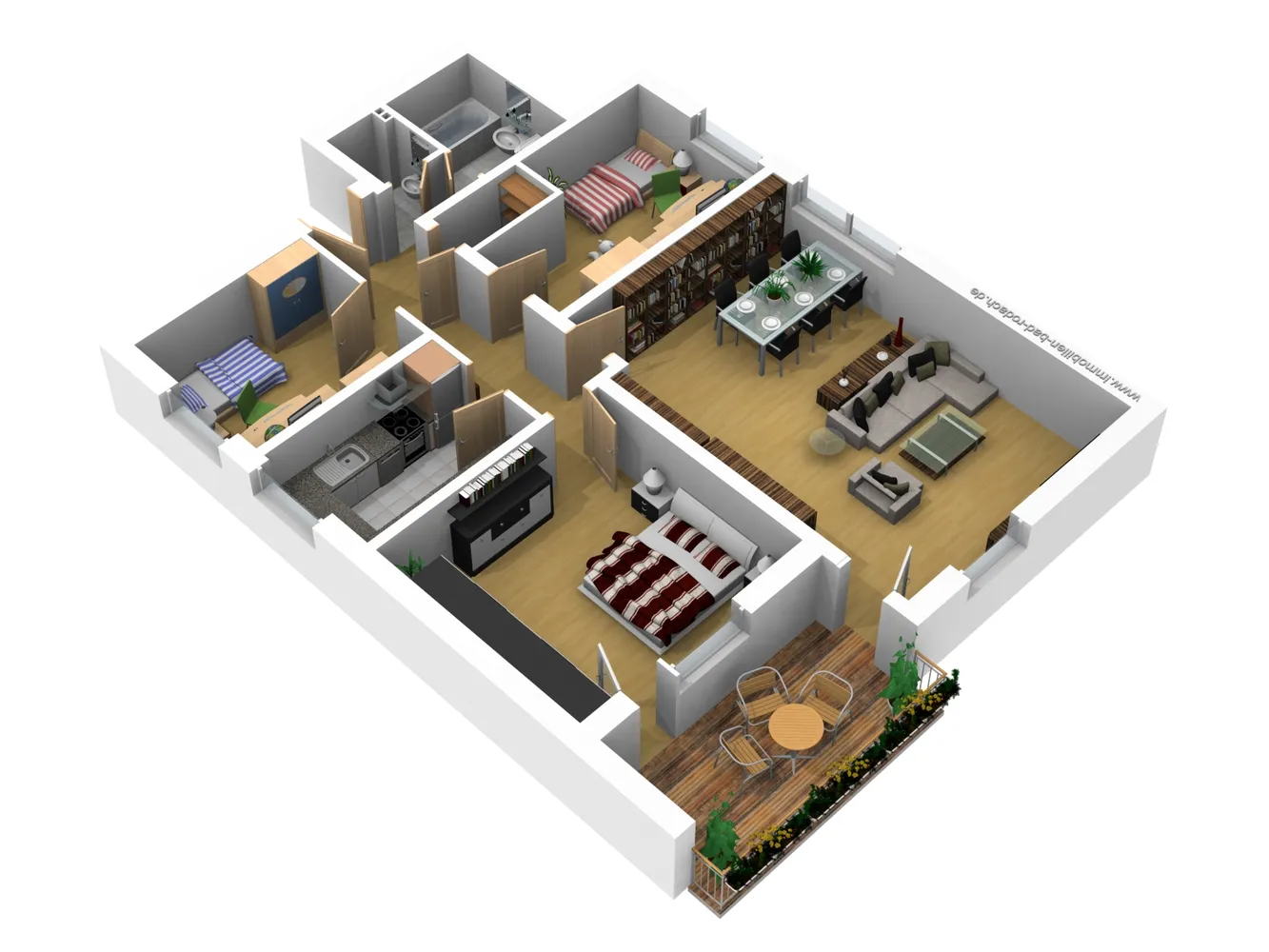4 Zimmer Wohnung mit 95 m² in Coburg – Bild 2