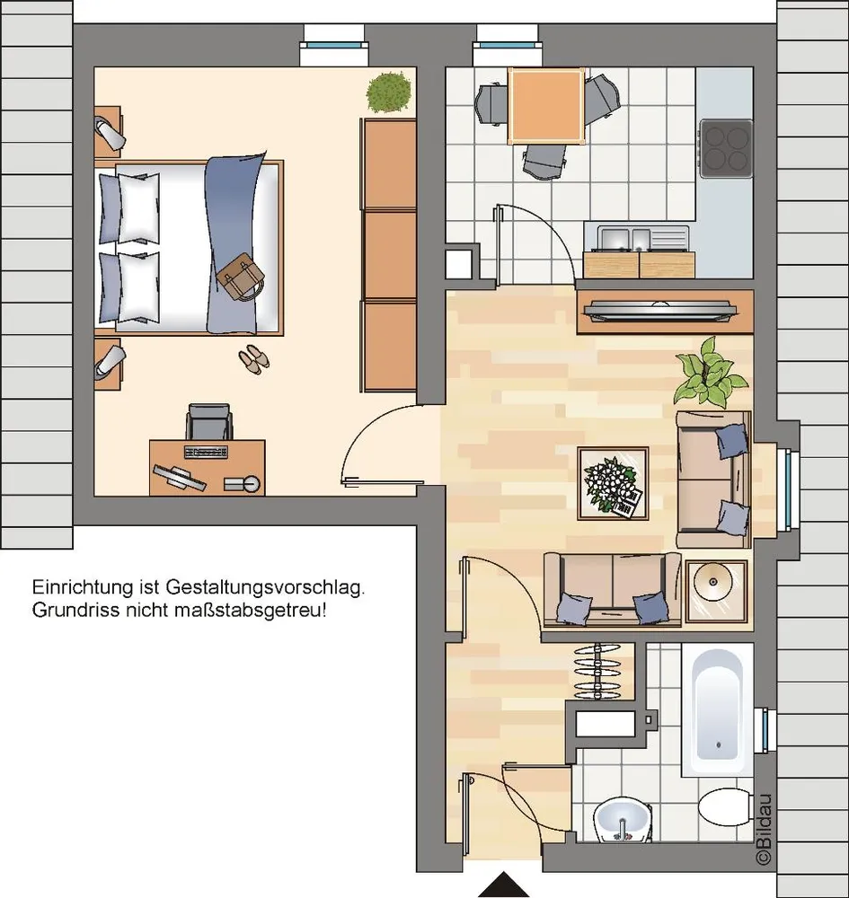 3 Zimmer Wohnung mit 36 m² in Gelsenkirchen – Bild 1