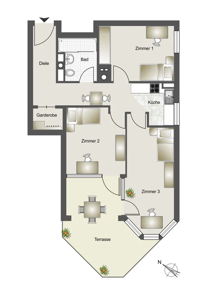 WG-Zimmer mit 10 m² in München – Bild 4