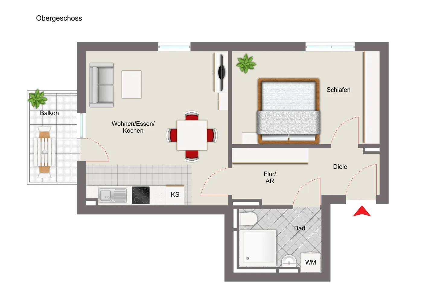 2 Zimmer Wohnung mit 52 m² in Ingolstadt – Bild 7
