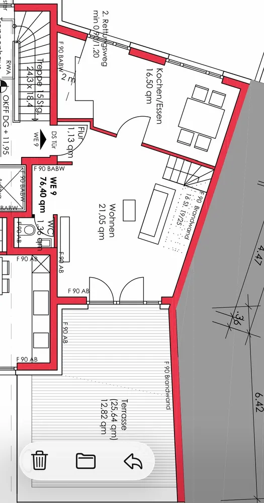 2 Zimmer Wohnung mit 76 m² in Düsseldorf – Bild 12