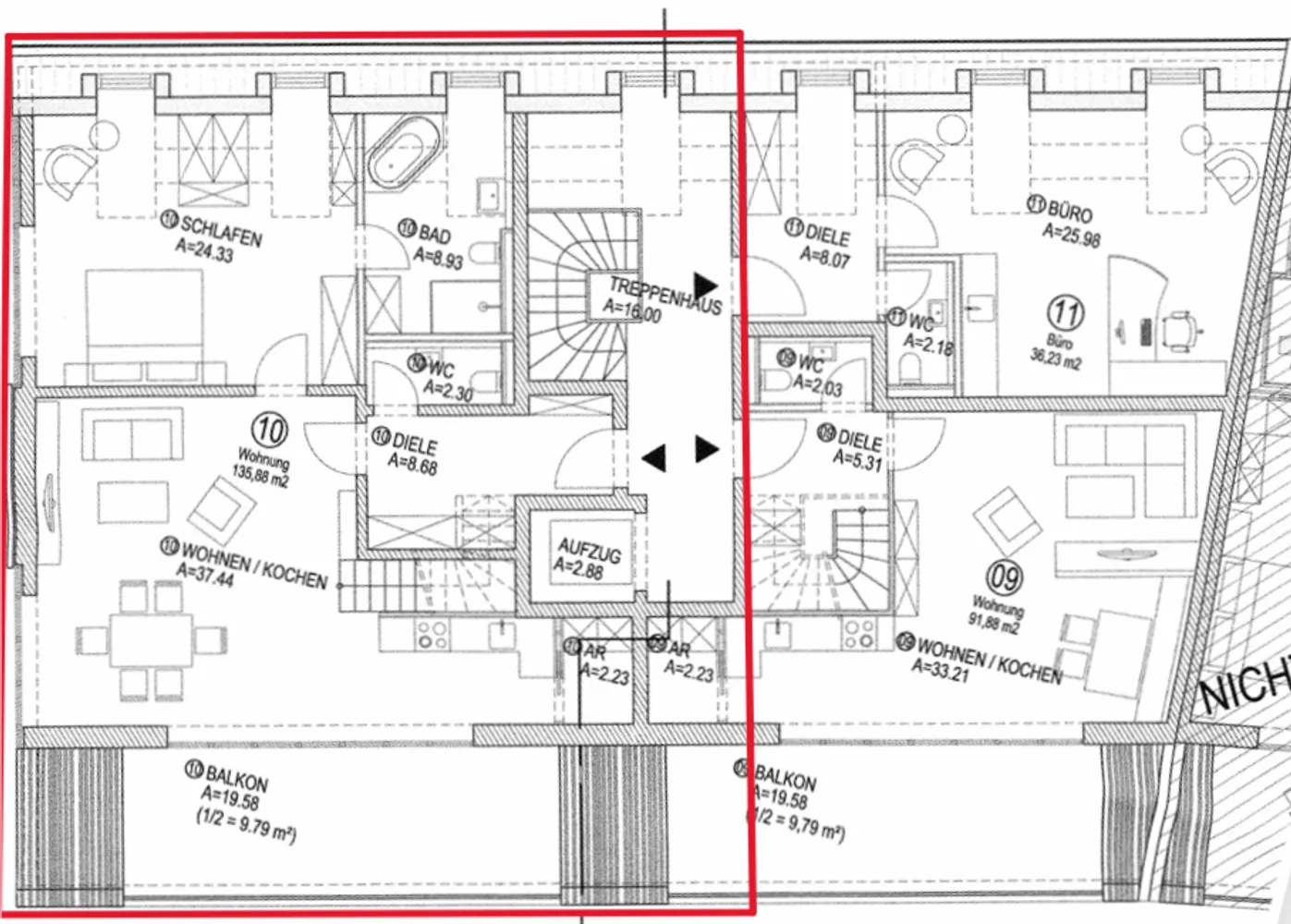 3 room apartment with 126 m² in Munich – Photo 4