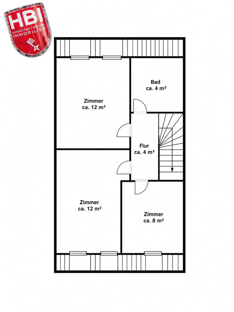5 Zimmer Wohnung mit 100 m² in Bremen – Bild 2