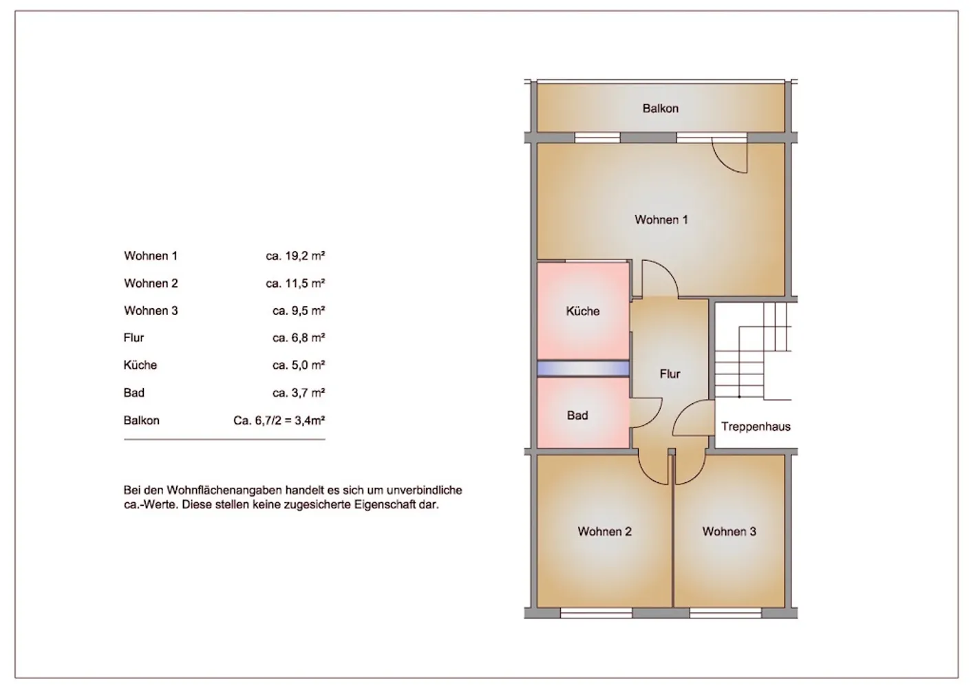 3 Zimmer Wohnung mit 57 m² in Frankfurt (Oder) – Bild 4