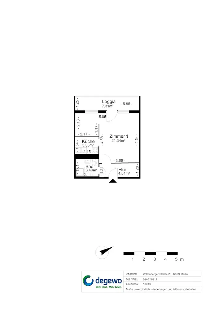 1 Zimmer Wohnung mit 36 m² in Berlin – Bild 10