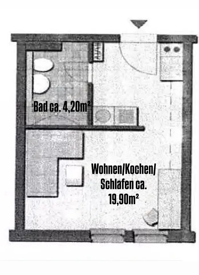 2 Zimmer Wohnung mit 24 m² in Dresden – Bild 7