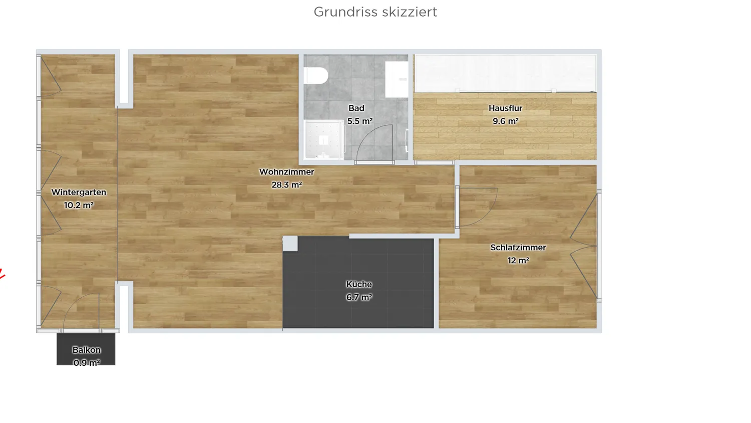 2 Zimmer Wohnung mit 68 m² in Hürth – Bild 1