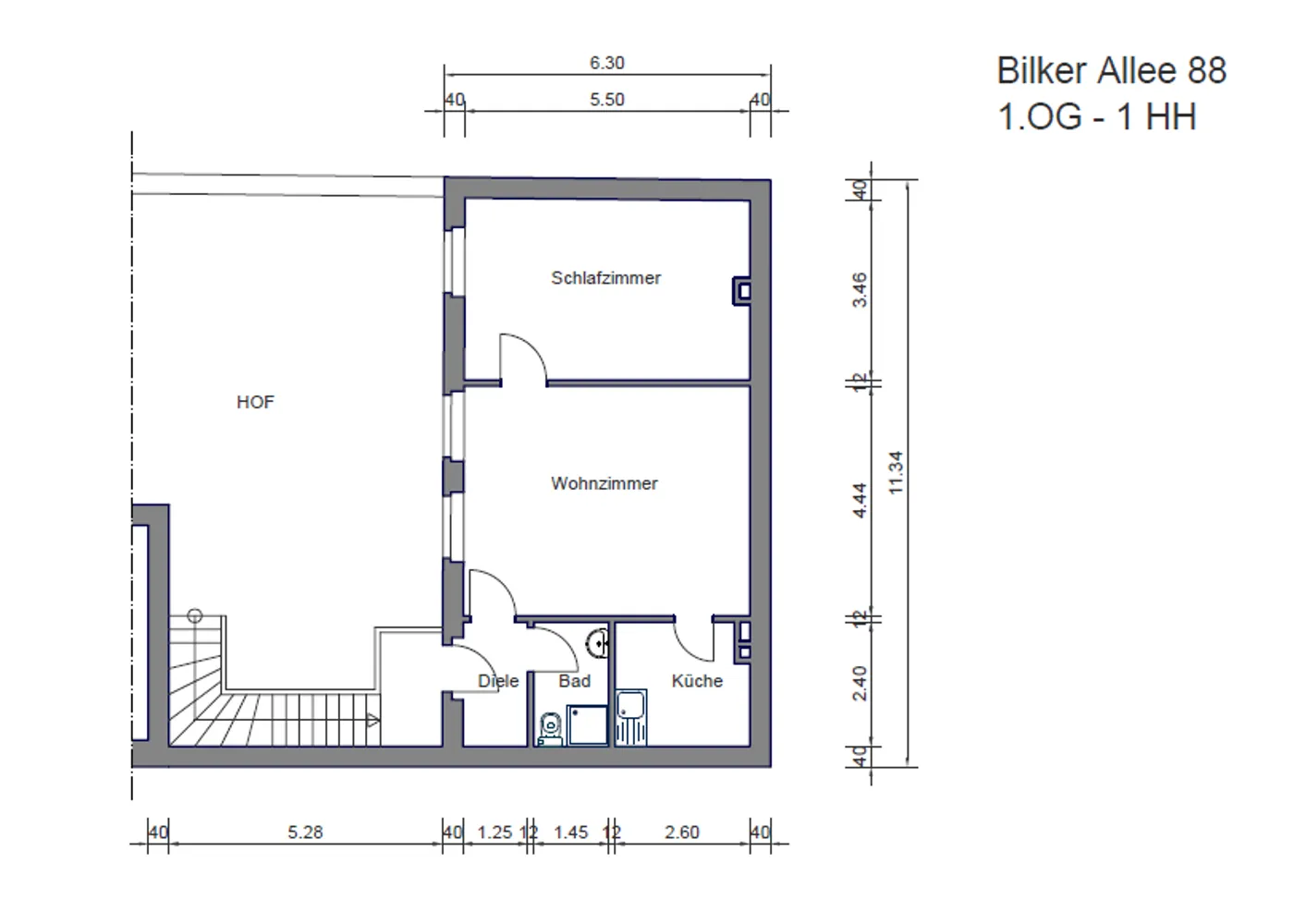 2 Zimmer Wohnung mit 56 m² in Düsseldorf – Bild 10
