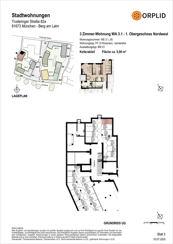 3 Zimmer Wohnung mit 83 m² in München – Bild 6