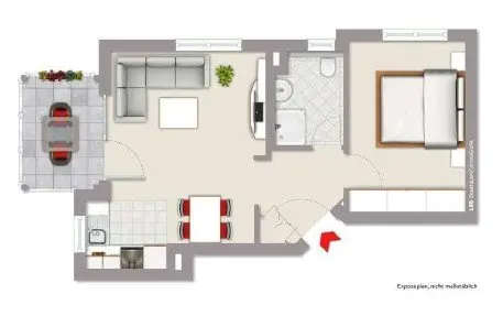 2 Zimmer Wohnung mit 47 m² in Rottweil – Bild 7